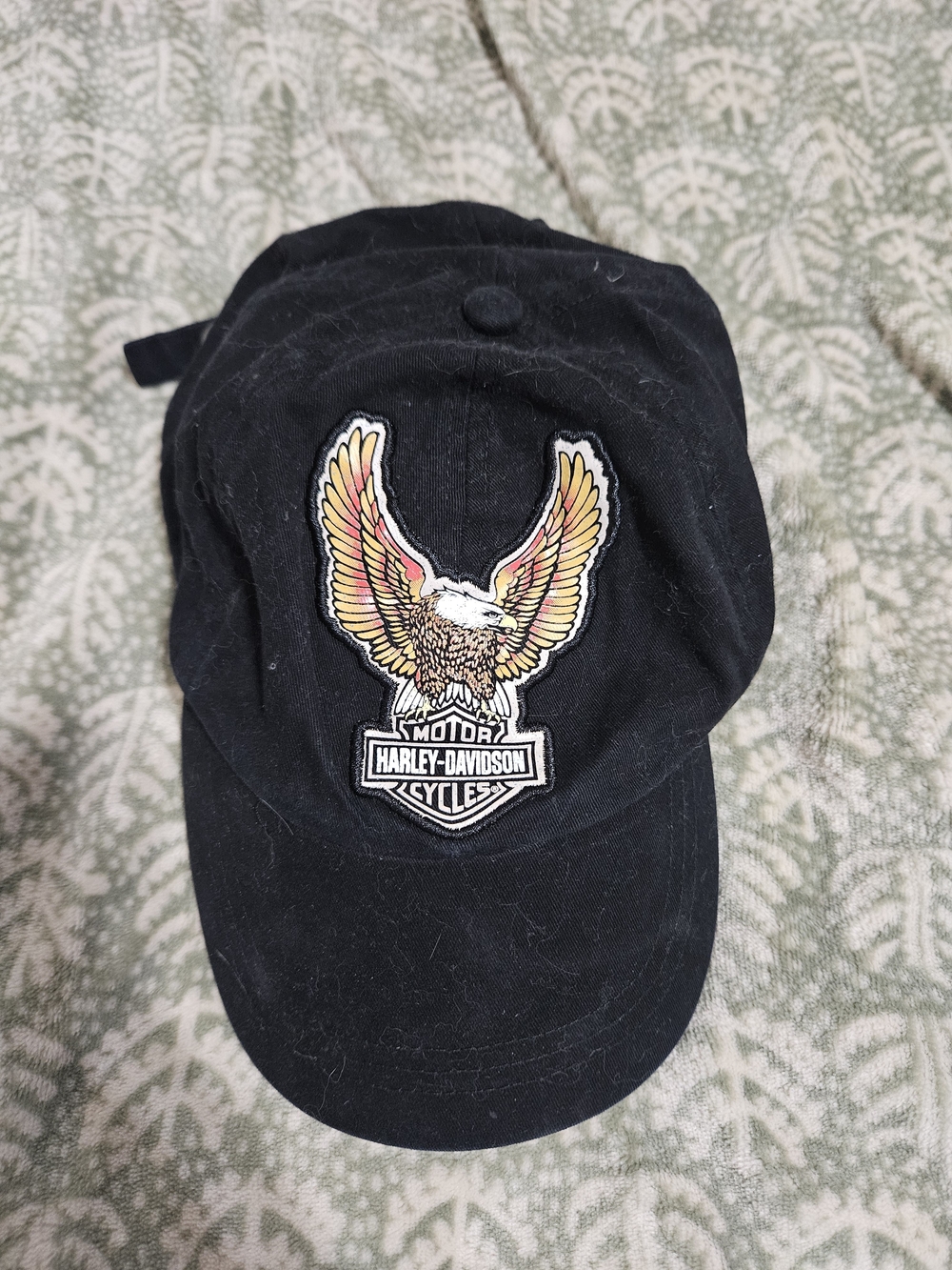 Harley-Davidson Black Eagle Logo Baseball Cap